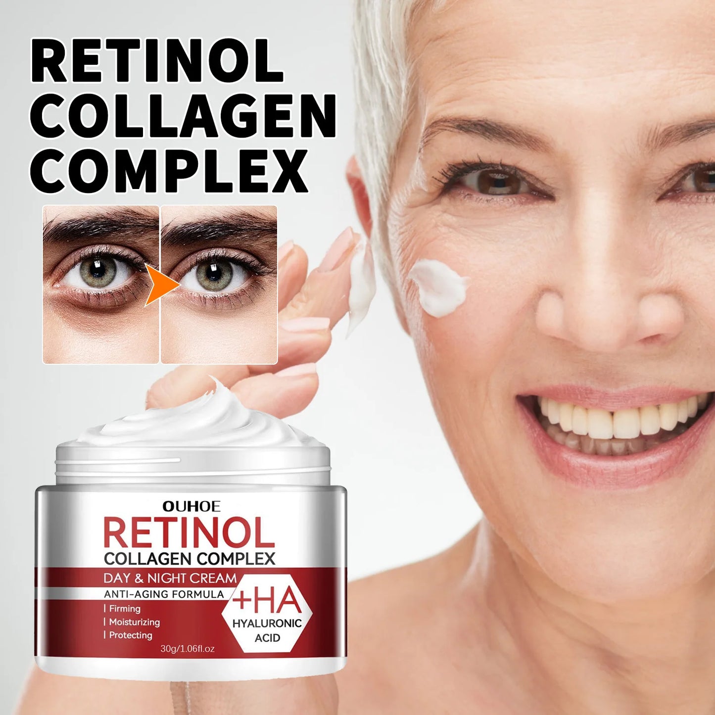 Retinol Cream jar - Premium anti-wrinkle formula