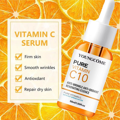 Vitamin C Serum texture and consistency - Lightweight fast-absorbing