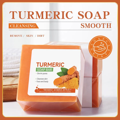 Natural Turmeric Soap from KM Store For anyone looking for healthy, clear, and even skin—this is the secret !.
