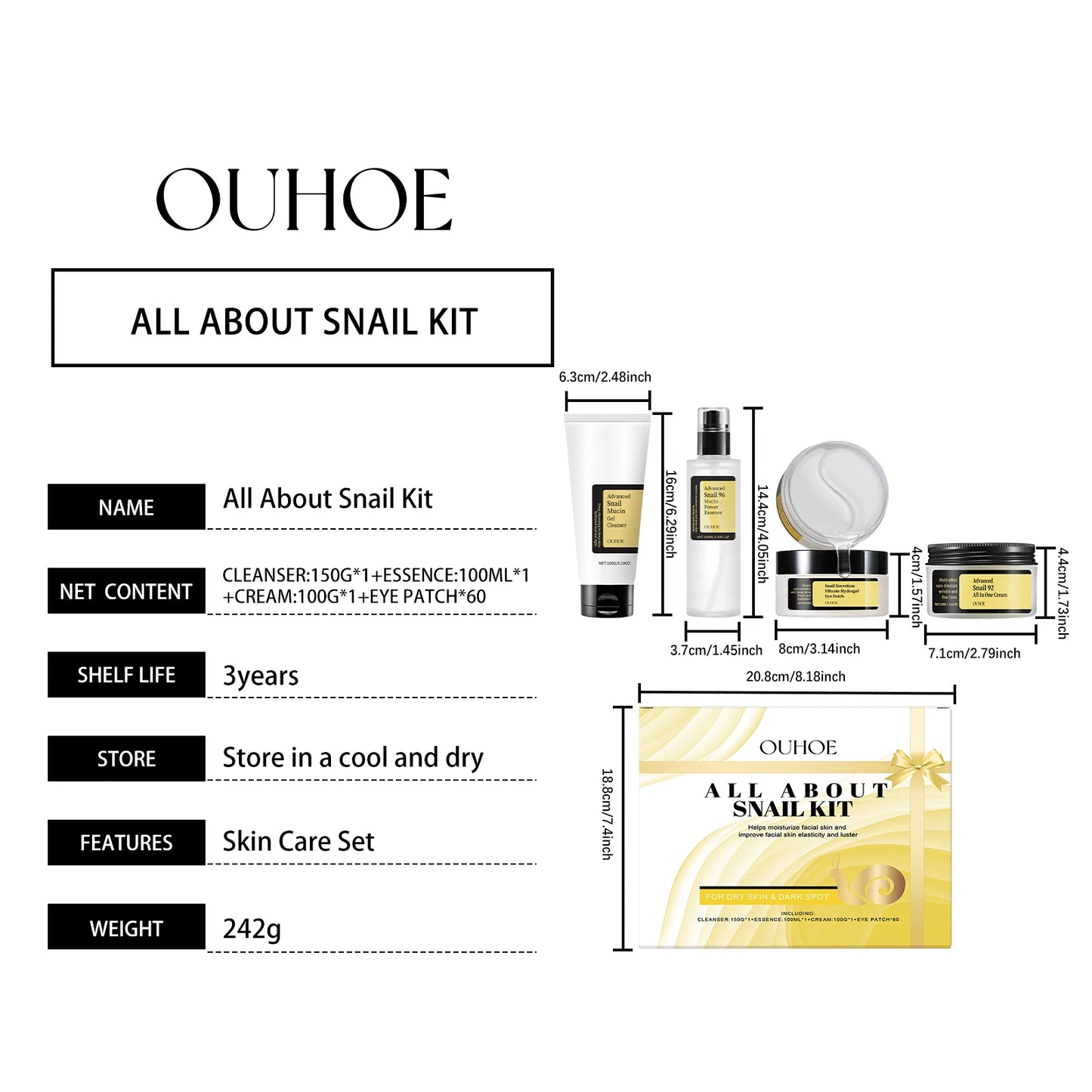 Brightening Facial Essence Set